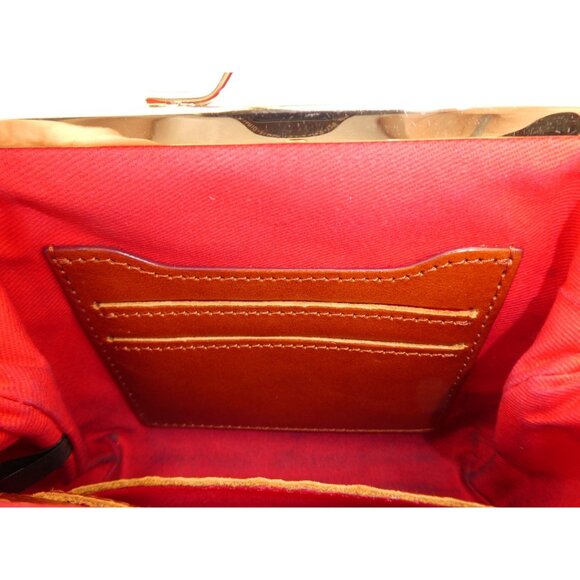 Dooney & Bourke Black Leather Large Kiss Lock Coin Purse - Picture 8 of 13